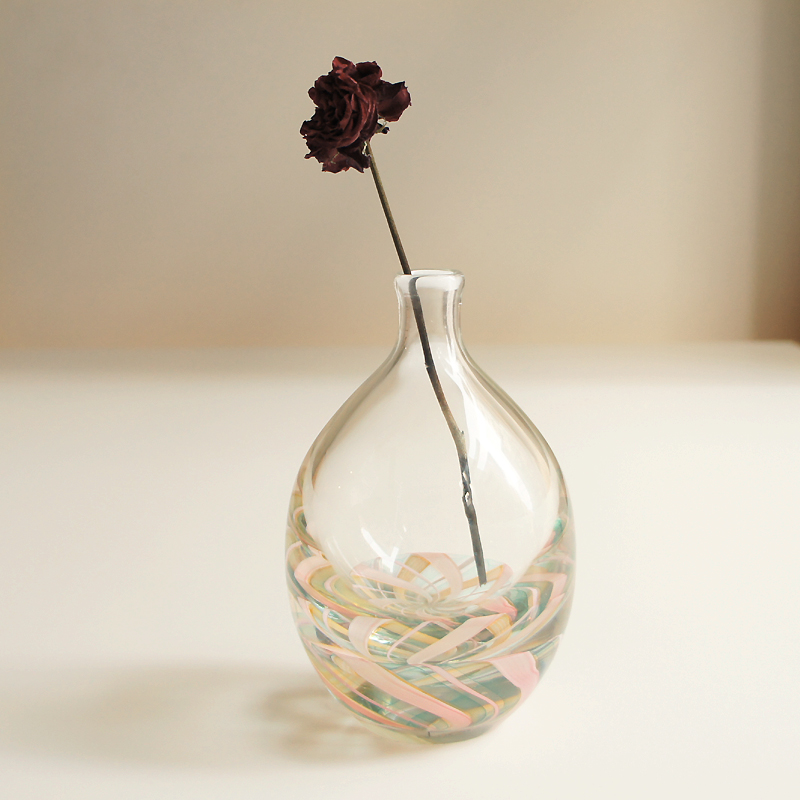 花瓶 吹きガラス